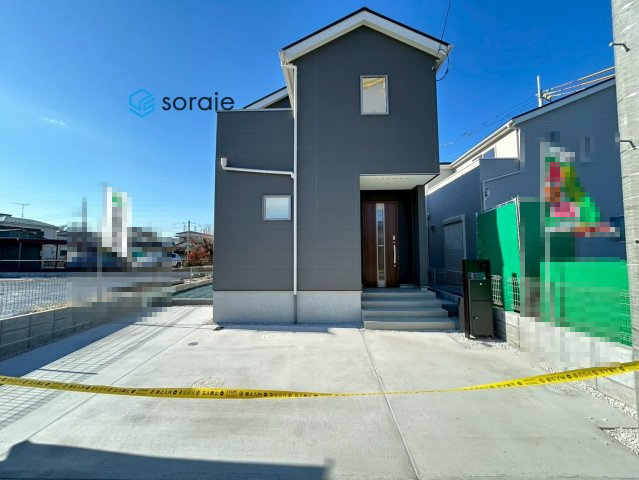 飯能双柳第1期全8棟　新築戸建　リナージュの外観|令和7年12月16日撮影。