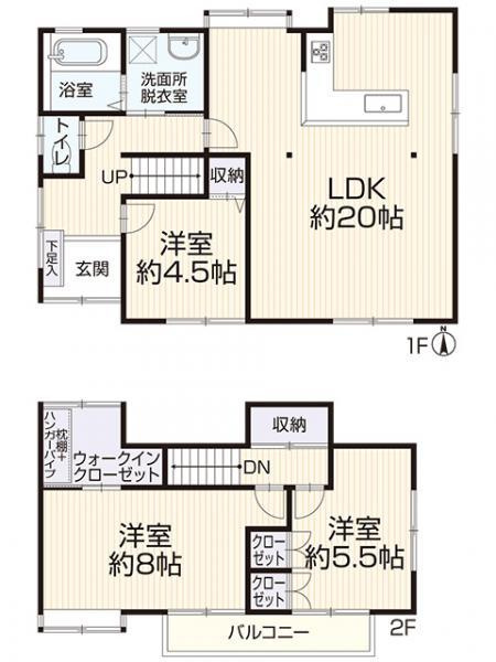 岡山市南区芳泉4丁目　リフォーム済み　中古住宅【仲介手数料無料】の間取り