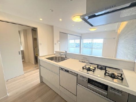 マンションニュー目黒のキッチン|きれいなキッチンです