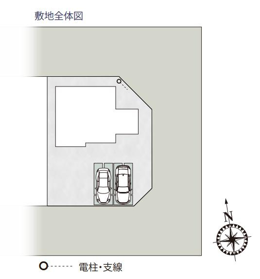 土浦市真鍋第1期　新築戸建　1号棟の区画図