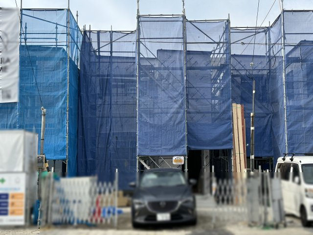 明石市西新町１丁目新築戸建２号棟の前面道路含む現地写真|2025年11月22日撮影