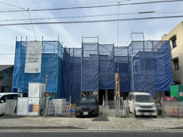 明石市西新町１丁目新築戸建２号棟の前面道路含む現地写真|2025年11月22日撮影