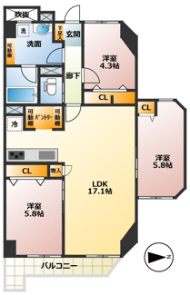 【間取り】 | 藤和門前仲町コープ