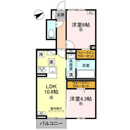 グランフェリーチェの間取り