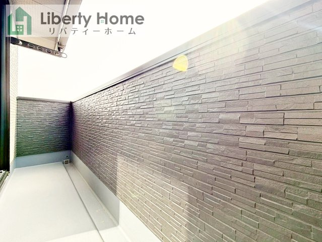 土浦市真鍋第1期　新築戸建　2号棟のバルコニー