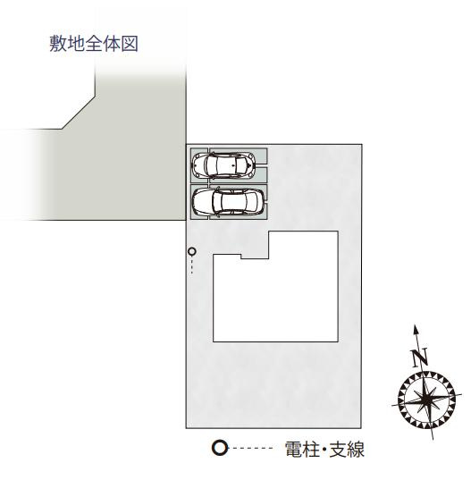 土浦市真鍋第1期　新築戸建　2号棟の区画図