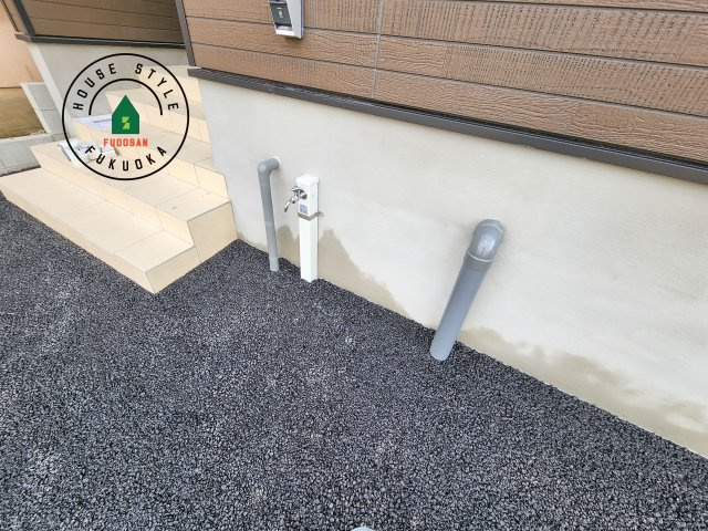 福岡市南区西長住1丁目第4-2棟（2号棟）の庭|お庭で自由な時間を過ごせます。