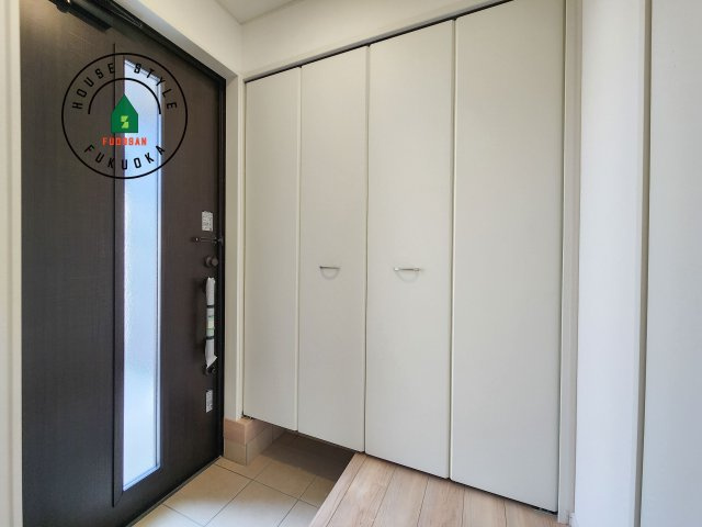 福岡市南区西長住1丁目第4-2棟（2号棟）の防犯設備|二重ロックでしっかり防犯対策ができます。