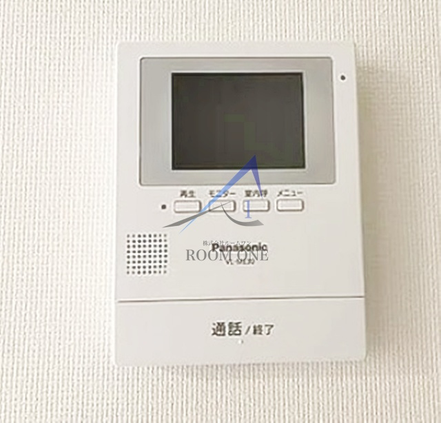 グランドコート日本橋浜町３０１のセキュリティ|モニター付きインターホンです。