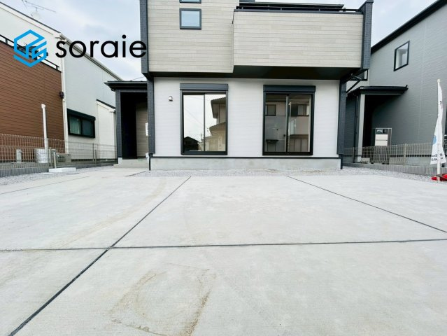川越市大塚2丁目全2棟　新築戸建の駐車場|4月10日撮影