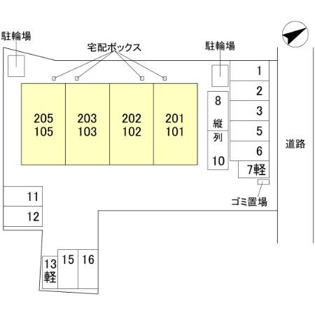 グランフェリーチェの区画図