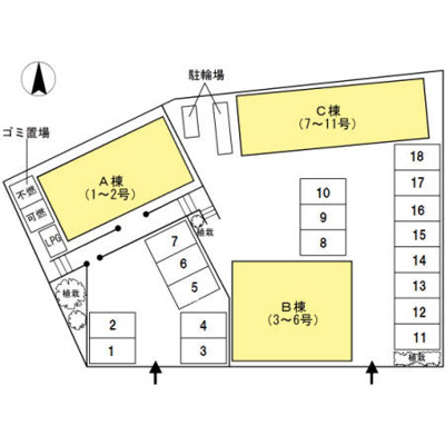 【区画図】 | セジュールKAZ C棟