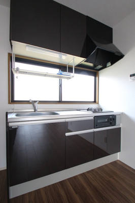 【キッチン】 | セジュールKAZ C棟 | システムキッチン/2口ガスコンログリル付