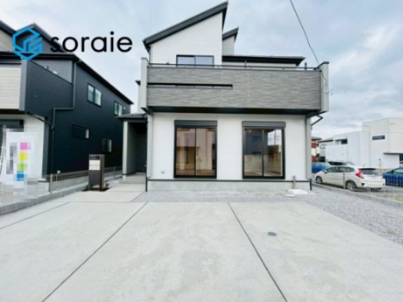 川越市大塚2丁目全2棟　新築戸建の外観|4月10日撮影
