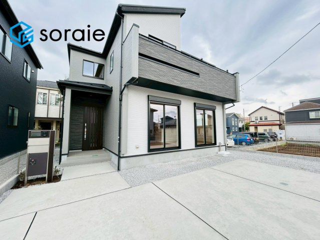 川越市大塚2丁目全2棟　新築戸建の外観|4月10日撮影