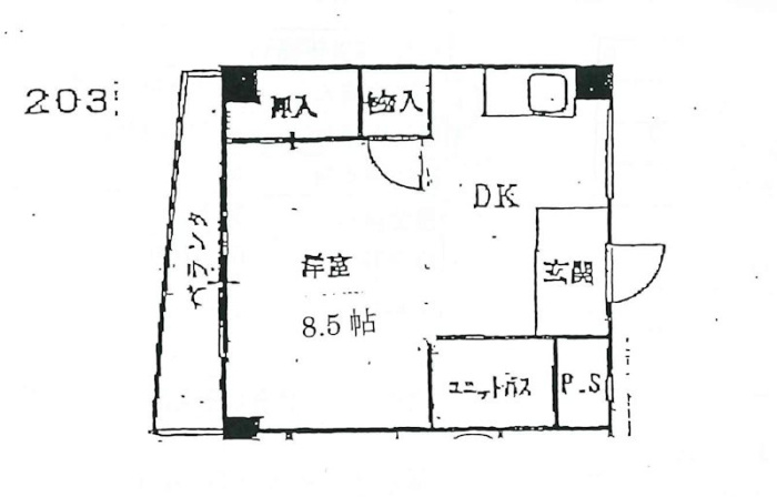 ハイツオークラしのはらの間取り