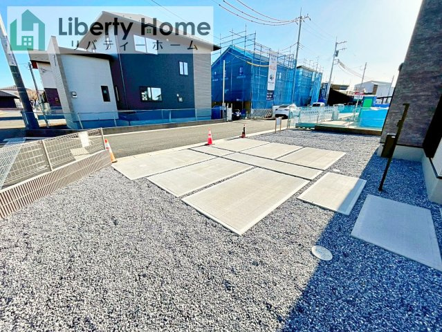 土浦市西根南第1期　新築戸建　6号棟の駐車場
