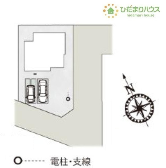 【区画図】 | 筑西市乙第1期　新築戸建　2号棟 | 角地につき日当たり・風通し良好です☆