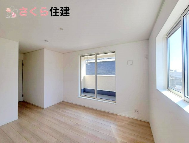 クレイドルガーデン鹿沼市東町　第5　2号棟の洋室|2階　8帖の洋室