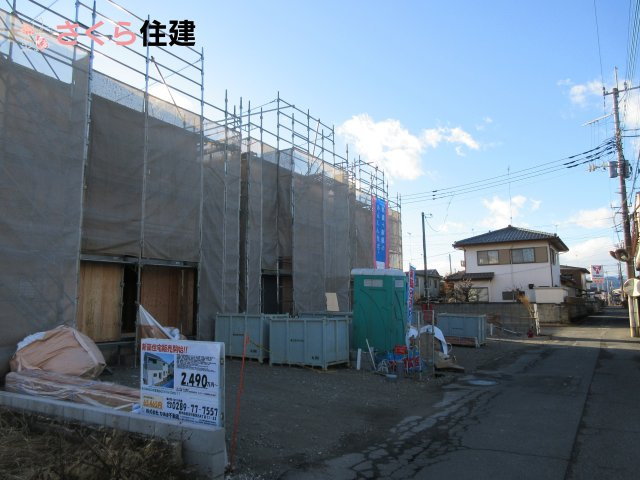 クレイドルガーデン鹿沼市東町　第5　2号棟の前面道路含む現地写真|閑静な住宅街の一角になります