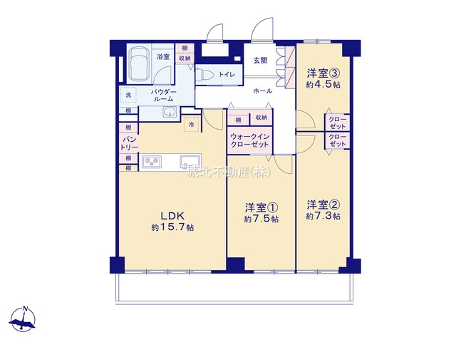 パレス永福の間取り