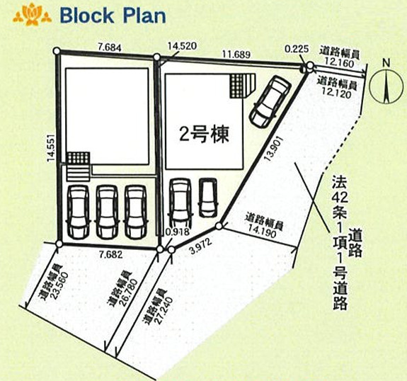 【区画図】 | 海老名市国分寺台３丁目 新築戸建て 全2棟【仲介手数料無料】 | 【仲介手数料無料でご紹介可能です】大樹不動産