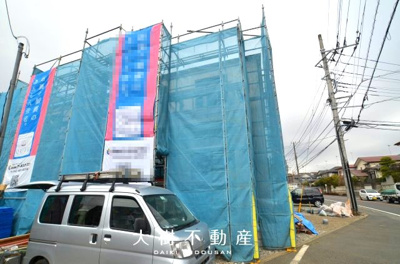 【外観】 | 海老名市国分寺台３丁目 新築戸建て 全2棟【仲介手数料無料】 | ※令和8年3月上旬に撮影