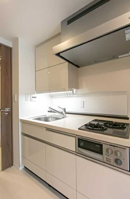 パークリュクス三宿　ピアノ相談　床暖房　日勤管理のキッチン