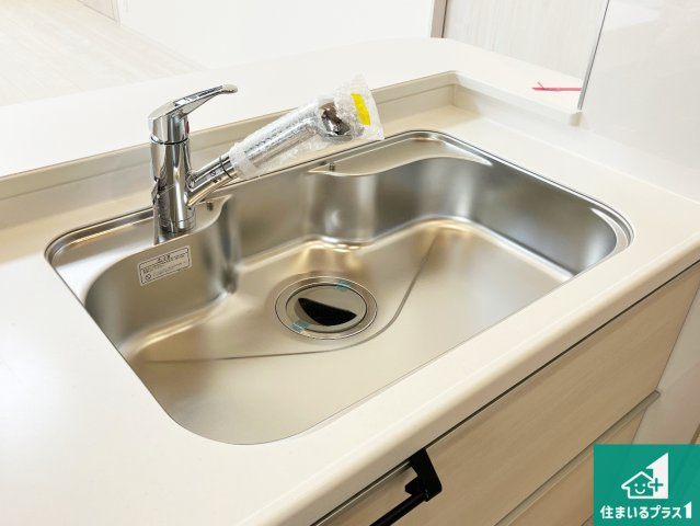 神戸市垂水区名谷町　第1期　新築一戸建ての設備|広々としたシンクで食器洗いも楽々！