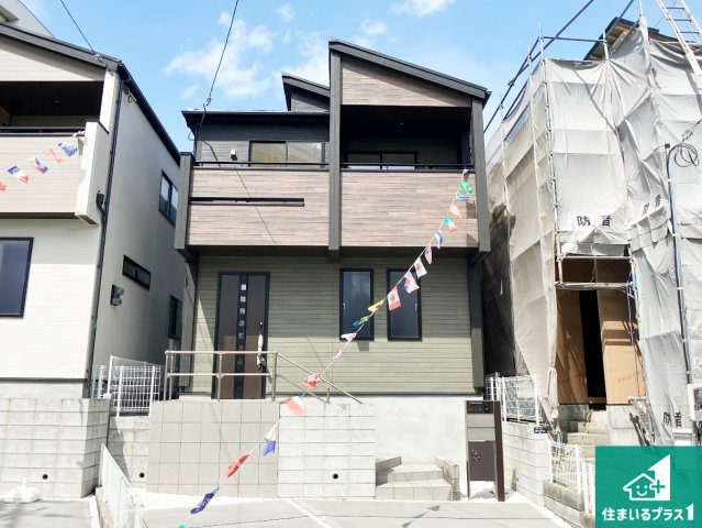 神戸市垂水区名谷町　第1期　新築一戸建ての外観|お客様に長く安心して住んでいだだける事にこだわった家づくり！住んでからのアフターサービスにもしっかりと取り組んでいます！