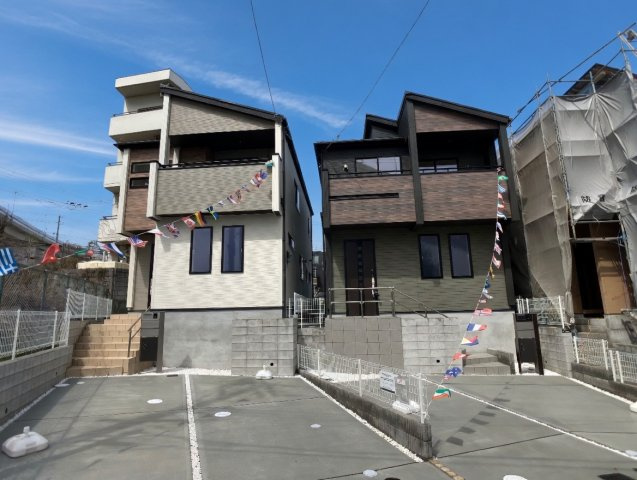神戸市垂水区名谷町　第1期　新築一戸建ての外観|お客様に長く安心して住んでいだだける事にこだわった家づくり！住んでからのアフターサービスにもしっかりと取り組んでいます！