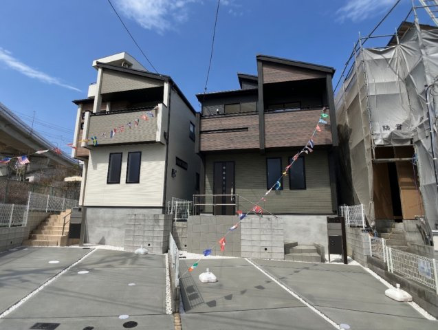神戸市垂水区名谷町　第1期　新築一戸建ての外観|安心の10年保証！外観を美しく保ち、雨水で汚れを落とします！気になることがありましたら、お気軽にお問い合わせください！