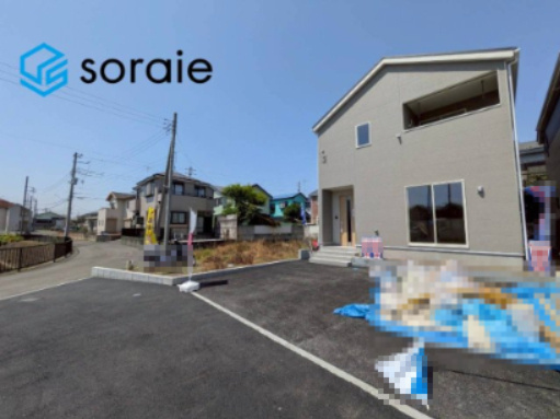 所沢市久米第21全3棟　新築戸建　クレイドルガーデンの前面道路含む現地写真|5/18　撮影