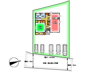 【区画図】 | 鳥取市湖山町南１丁目中古戸建て