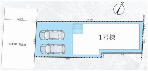 【区画図】 | 【仲介手数料０円】平塚市老松町2期　新築一戸建て | 【仲介手数料０円】平塚市老松町2期　新築一戸建て