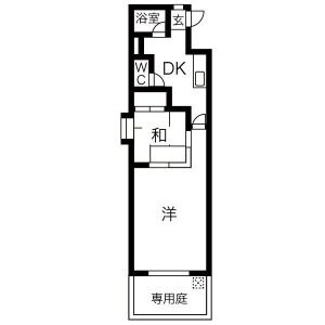 新日ビル豊明マンション　　刈谷市近郊の賃貸ならクラスホーム刈谷店の間取り