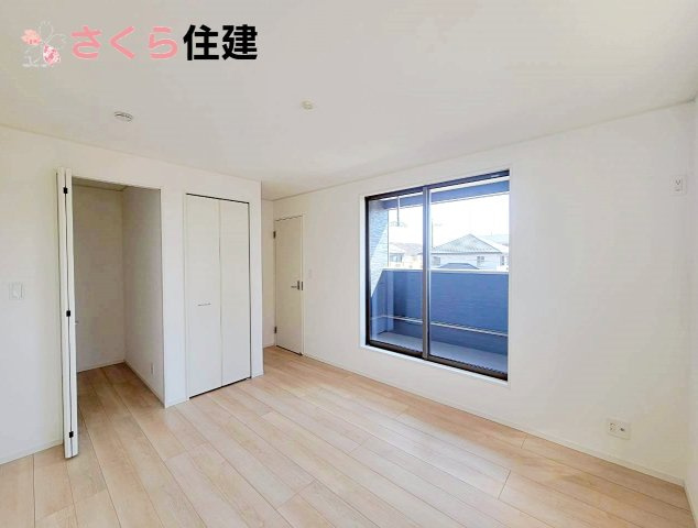 クレイドルガーデン鹿沼市東町　第5　3号棟の洋室|2階　7.5帖の洋室