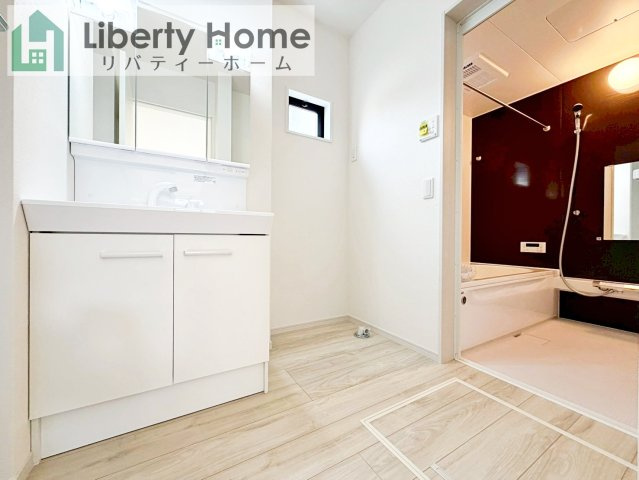 水戸市元吉田町5期　新築戸建　1号棟の脱衣所