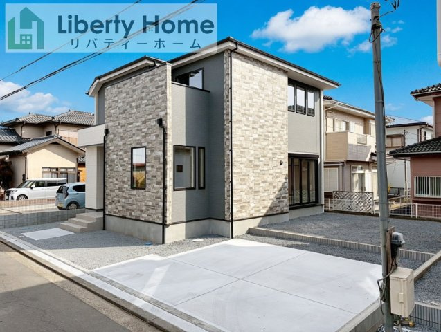 水戸市元吉田町5期　新築戸建　1号棟の外観|ご予約をいただければ、『平日の空いた時間』『周辺物件まとめて見たい』『1件だけ見たい』ももちろん可能です♪
お気軽にお問合せください♪