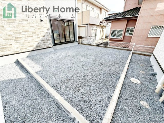 水戸市元吉田町5期　新築戸建　1号棟の庭