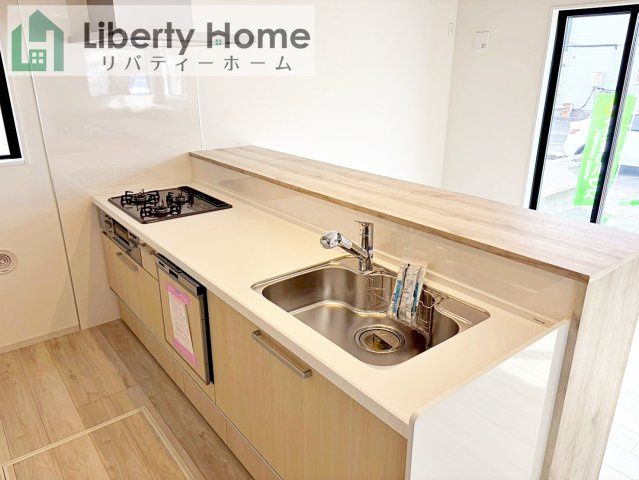 水戸市元吉田町5期　新築戸建　2号棟のキッチン