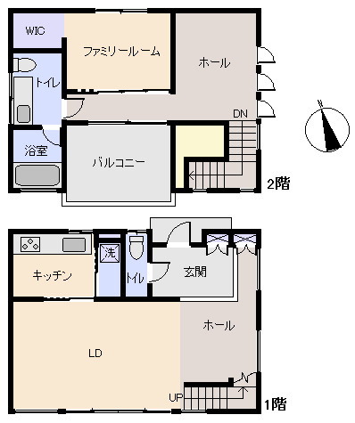 熱海市　伊豆山の間取り