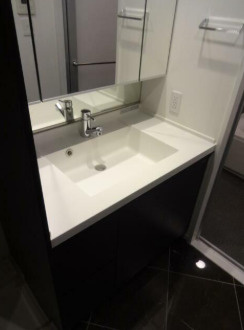 【独立洗面台】 | ジオ西新宿ツインレジデンスウエスト棟 | 嬉しい独立洗面台付き。