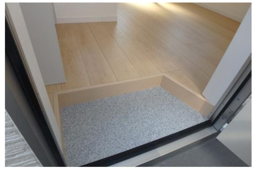 中野区若宮１丁目のアパートの玄関