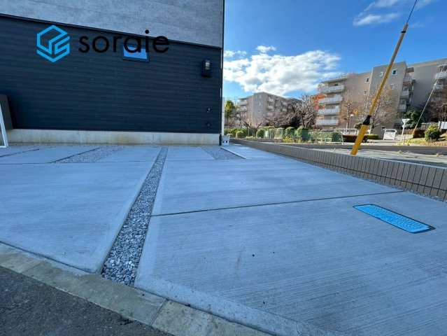 所沢市山口全2棟　新築戸建の駐車場|12月9日撮影