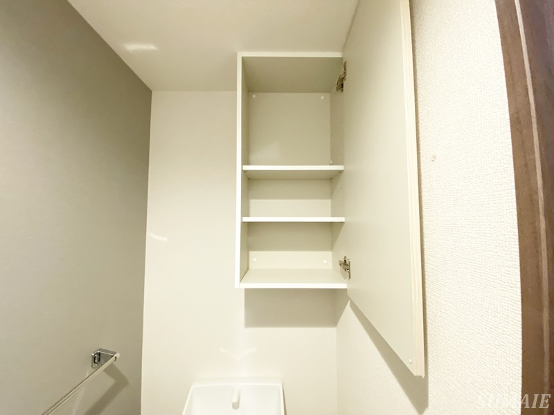 セレスティア豊島Nの収納|トイレ上収納です☆