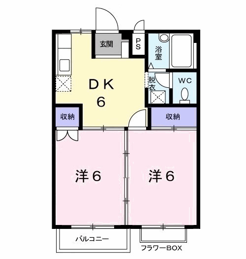 グランドハイツササハラの間取り