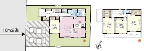 桶川市坂田10期　GRAFARE　新築戸建　全1棟　1号棟の画像