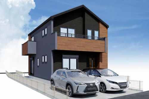 【外観パース】 | 【仲介手数料０円】藤沢市大庭4期　新築一戸建て | 【仲介手数料０円】藤沢市大庭4期　新築一戸建て