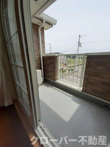 ヴィラージュⅣのバルコニー